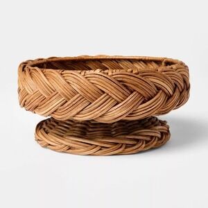 Braided Woven Rattan Wine Coaster - Threshold Studio McGee, Target